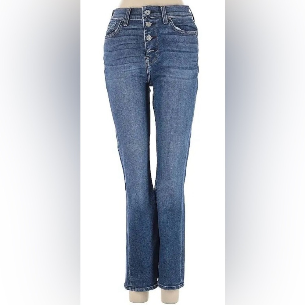 ⭐️HP🌟 Seven for all Mankind high-waist vintage bootcut jeans (27)